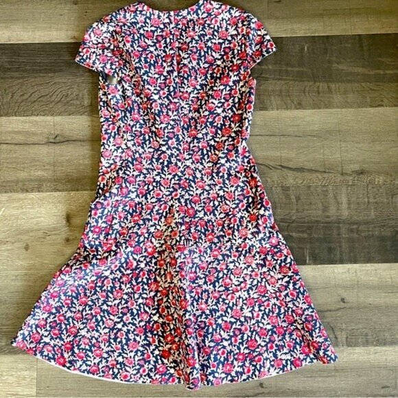 TORY BURCH Mini Dress Floral Size XS - Picture 6 of 7